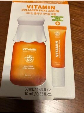 Vitamin Collagen Vital Serum & Eye Cream - Orange -